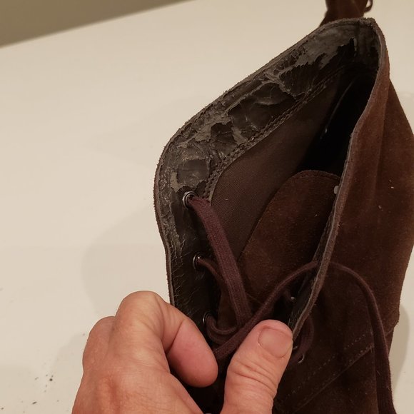 Aerosoles Chocolate Brown High Heel Desert boot - Picture 9 of 16